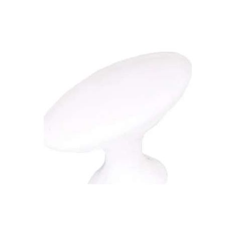 Pomolo Ovale Laccato Bianco Mm.20X33 (1/2)