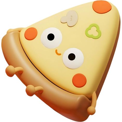 de Bureau Pizza Adorable Veilleuse Led pour Coucher Lampe de (1/5)