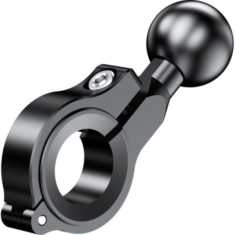 CREA Aluminum Alloy 1 Inch Ball Mount Fit For Handlebars 0.5'' To 1.26'' In Diameter, Handlebar Mount Ball Compatible With Ram Mounts 1 Inch Ball Socket (1/4)
