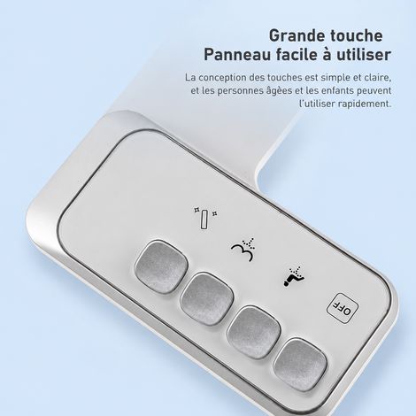 Bidet WC non électrique ultra-mince KY50066-7-8 avec raccord en T démontage rapide 105 g – Livraison gratuite (1/5)