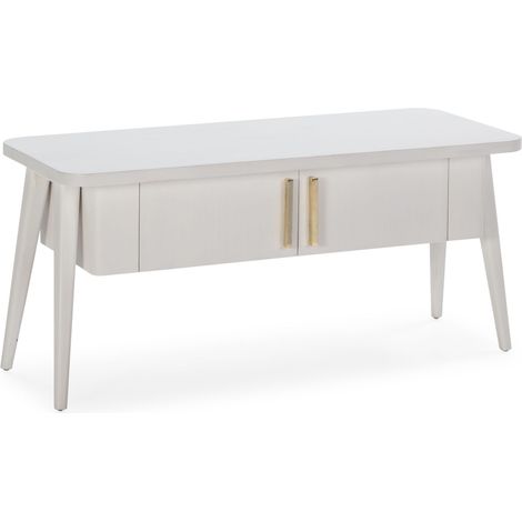 Mueble Tv 110X45X50 Madera Blanco (1/5)