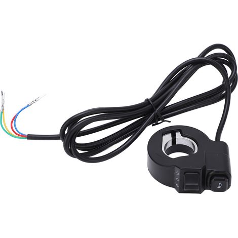 Interrupteur de guidon pour clignotants gauche droite et klaxon, vélo électrique, moto, scooter (1/5)