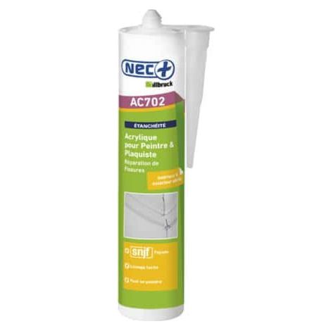 Masilla acrílica para mampostería cartucho 310 ml blanco Nec+ - Nec+ Illbruck (1/2)