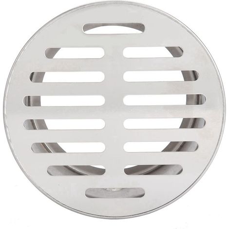 Drain de Plancher Rond Drain de Sol en Acier Inoxydable, de Plancher Extérieur Résistant à la Rouille pour la Cour Extérieure Utiliser Facile (110 mètres carrés) (1/5)