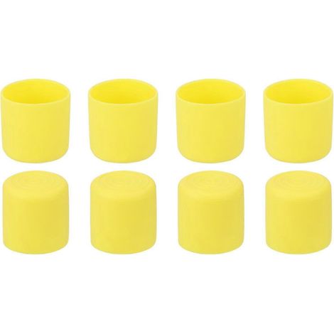 8 embouts de pieds de chaise, patins antidérapants en PVC de 2,5 cm de diamètre intérieur (1/5)