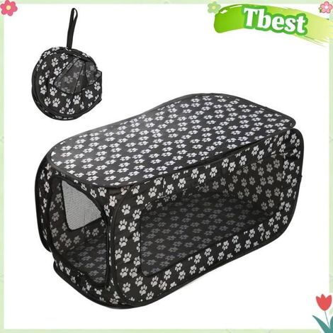 Tente pliable pour chien - TBEST - Rectangulaire - Grand - Respirante - Résistante aux déchirures (1/5)