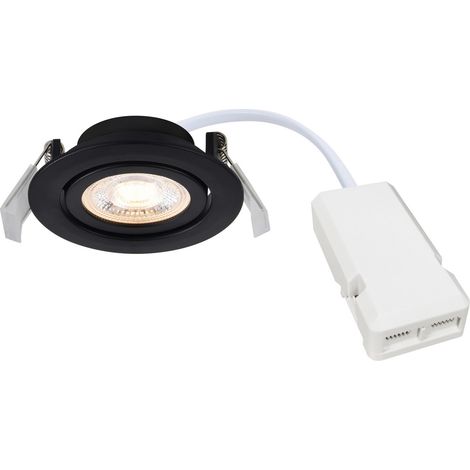 Spot encastré Monolo 1-Kit Matière plastique Noir, H.2,5  IP20  LEDModule /Nordlux  Intérieur (1/5)