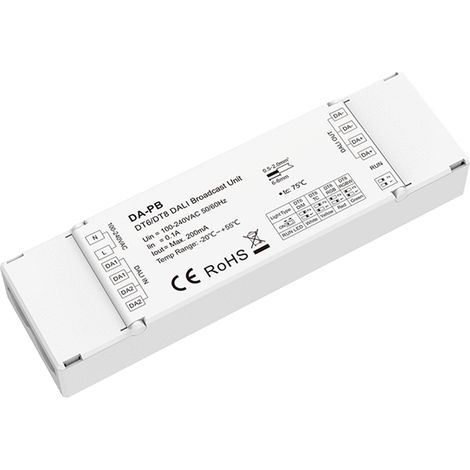 Repetidor DALI Broadcast DT6/DT8 con Fuente BUS Integrada SKYDANCE DA-PB Blanco