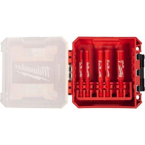 Diamantbohrkrone milwaukee 5 Stück 6 bis 10 mm