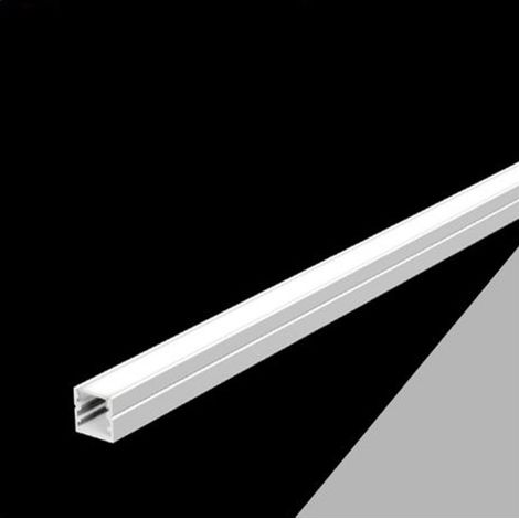 Trade Shop - 10 STÜCK 2 MT LINEARES, DECKENMONTIERTES ALUMINIUMPROFIL, SCHNEIDBARER LED-STREIFEN AL-20 - (1/4)