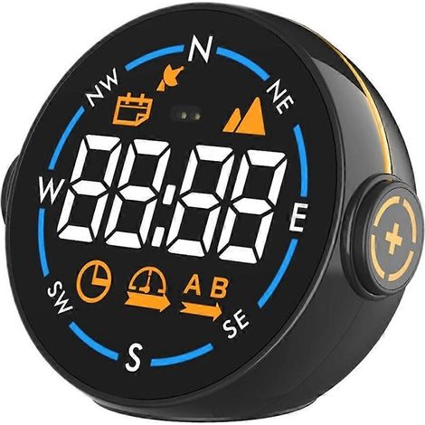 Affichage tête haute GPS pour voiture, compteur intelligent, affichage de la vitesse, altimètre à détection de mouvement intelligent, compatible avec tous les véhicules. (1/5)