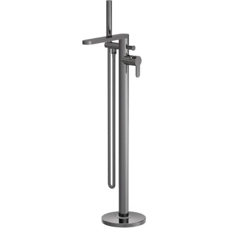 Nuie Arvan Brushed Pewter Freestanding Bath Shower Mixer Tap - ARV721 (1/4)