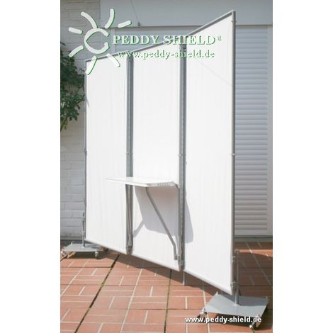 Fußplatte 35x35 cm - rollbar - Farbe metallic grau (1/5)