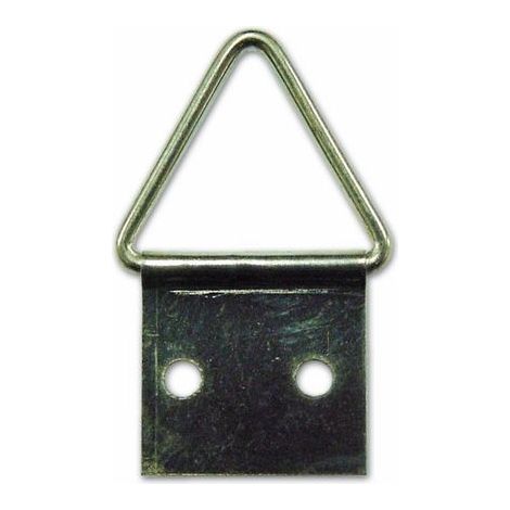 Attaccaglia Snodata in acciaio Ottonato Tipo No2 23x14 mm Conf. 1000 Pz (1/2)