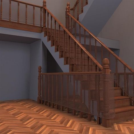 Child Safety Net 600 x 90 cm for Stairs (1/3)