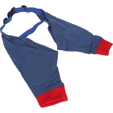 Attelles pour pattes avant de chien, rembourrées, élastiques et respirantes, pour la protection des articulations, manchon de récupération pour chien, rouge et bleu, taille XL (1/5)