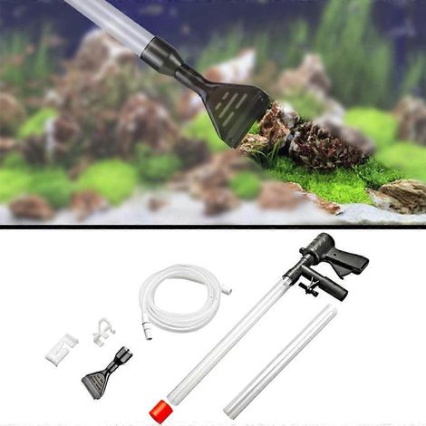 Kits de siphon pour changement d'eau d'aquarium avec tuyaux d'arrosage pour petits poissons betta (1/4)