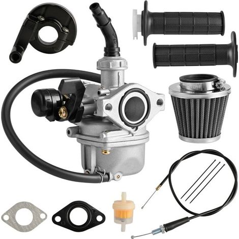 PZ19 Carburateur 19 mm Carb avec filtre à air 35 mm pour 50cc 70cc 90cc 110cc 125cc DR50 CRF XR 50 coolster Taotao Buyang Coolsport Redcat Peace Baja ATV Quad Go Cart Dirt Bike Parts (1/4)