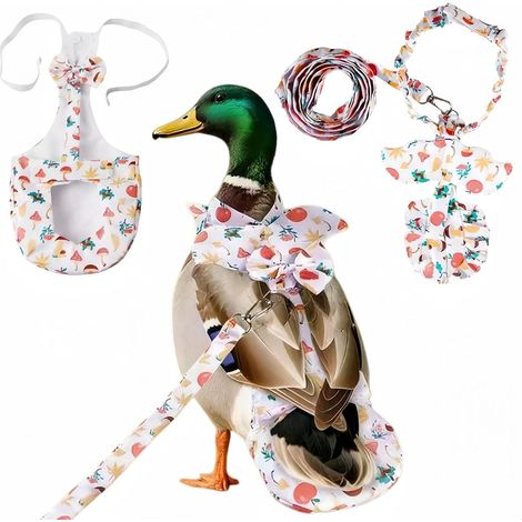 Couches pour poules et coqs, couches pour canards avec laisse, couches réutilisables pour canards de compagnie, vêtements pour poules, couches imperméables pour volailles (oies, canards de compagnie), (1/5)
