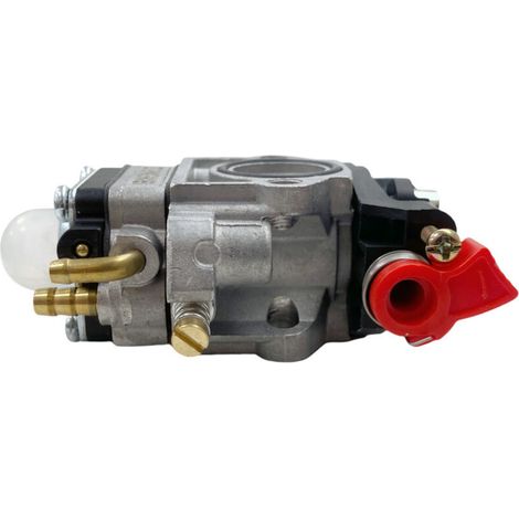 Le carburateur enrichi MP11 à 2 temps pour tondeuses à gazon est compatible avec les carburateurs de machines de jardin TH23, TU26 et TH34, et dispose d'une soupape d'enrichissement pour un démarrage