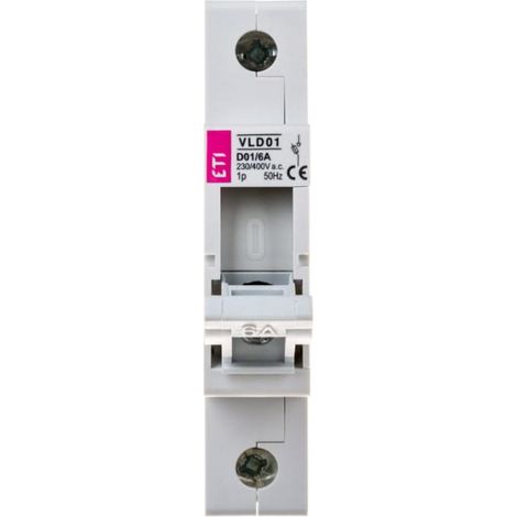 Interruptor fusible 1P 6A D01 VLD01 002261001