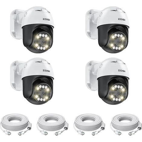 Caméra PTZ, 5MP, Fonctionnalités de Détection Intelligente, 4PCS 5MP Caméras (1/2)
