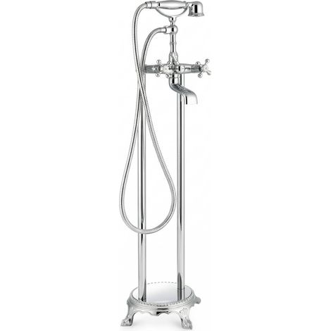 Wannenarmatur Bernstein 1414 Standarmatur freistehend rund