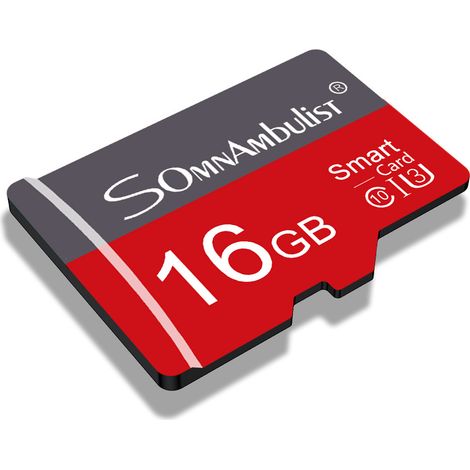 Carte mémoire U3 haute vitesse de 16 Go, adaptée aux téléphones portables et aux cartes TF, compatible avec les drones et les appareils photo
