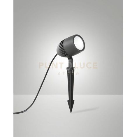 BORIS LUCE CON PICCHETTO DA GIARDINO GRIGIO SCURO A LED 8W 3000K 700LM