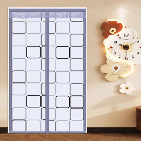 Rideau de Porte d'entrée Magnétique Rideaux Salon pour l'hiver (1/5)