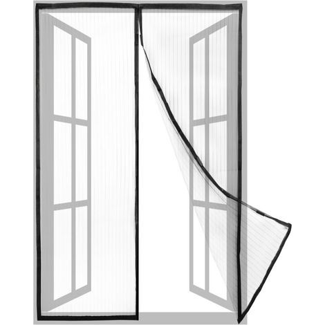 Tür-Moskitonetz 100 x 210 cm mit Magnetverschluss (1/5)