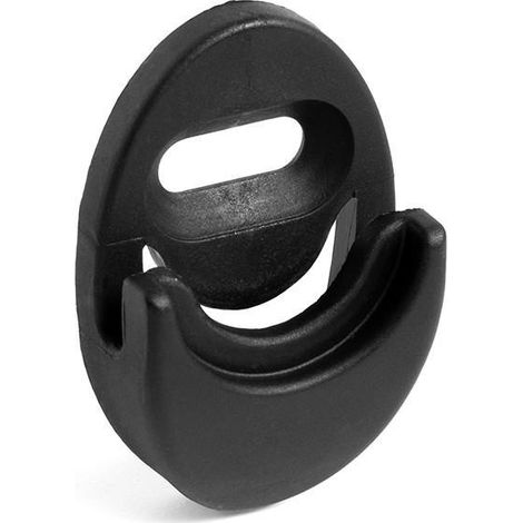 enganche de pared swing-a. acero inoxidable 304. abs negro. giro 360º. 5 posiciones. rosca m10 - siso