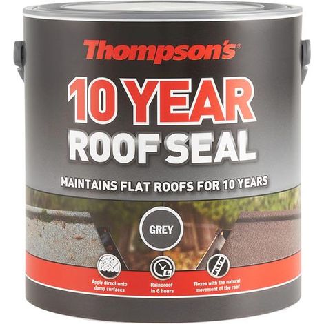 Ronseal thoms Hp 10Yr Roof Seal Grey 2.5Lt RSLHPRS25LG (1/5)