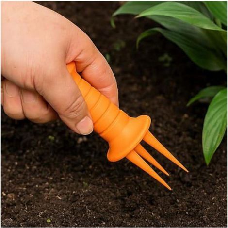 Fourchette De Jardinage - Impression 3D - Aérateur De Sol Et Désherbeur - Pour Plates-Bandes Surélevées Et Plantes En Pot - Lot De 2 (1/5)