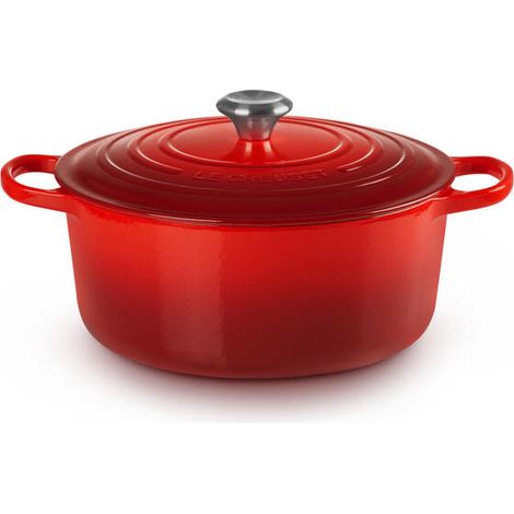 Le Creuset Cocotte Redonda Signature 28 cm Cerise (1/4)