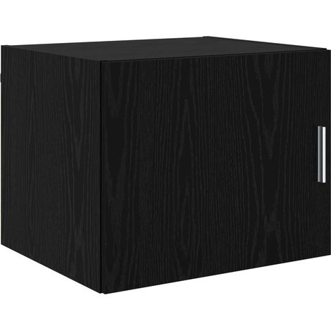 Maison Exclusive - Armadietto a muro Rovere nero 50 x 42.5 x 40 cm