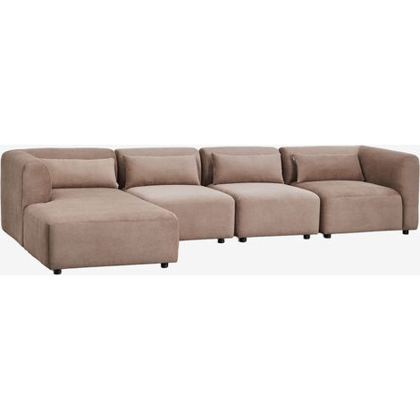 SKLUM Fogler 4-teiliges modulares Sofa mit Chaiselongue links                                   