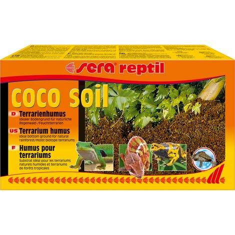 Terrariumsubstrat sera reptil coco soil natürlich sterilisiert