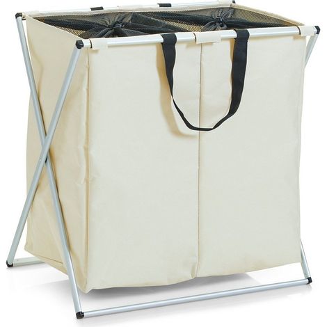 Zeller Wäschekorb beige 128 Liter faltbar (1/2)
