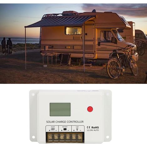 Contrôleur solaire PWM 12V/24V 20A (1/5)