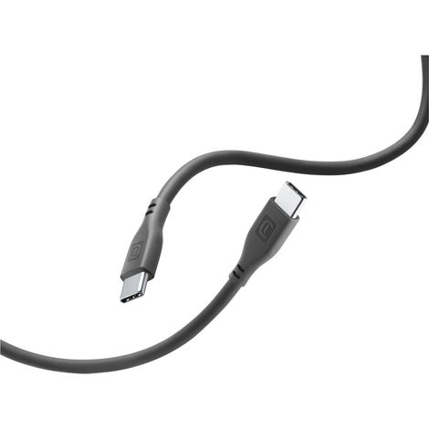 Cellularline Soft Cable - Cavo da USB-C a USB-C da 1,2 m (nero) (1/5)