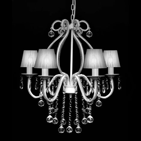 Chandelier avec 2300 cristaux Blanc (1/5)