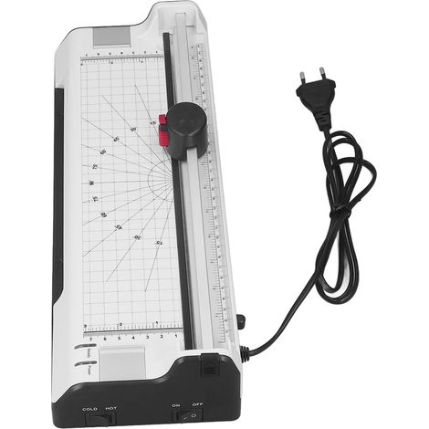 9-Zoll-A4-Thermolaminiergerät (Heiß- und Kaltlaminierung) mit EU-Stecker, 220–240 V, für Zuhause, Schule und Büro (1/5)