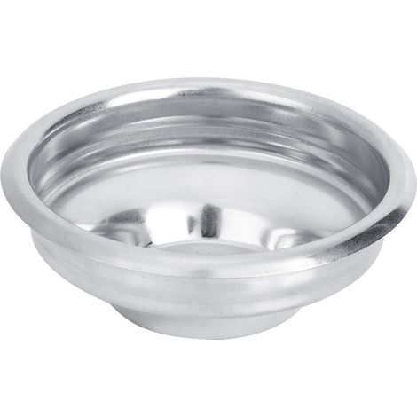 Bottomless Stainless Steel Coffee Filter Basket, 58mm Single and Double Filter Basket with Super Fine Mesh for Semi-Automatic Coffee Machines (Single Portion) (1/5)