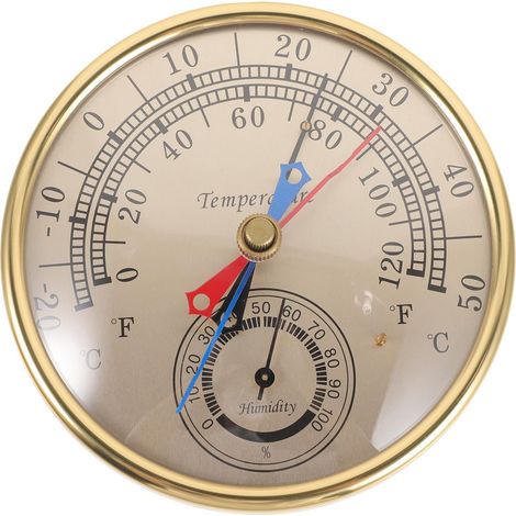 Innenthermometer und Hygrometer mit hoher Präzision aus Glas