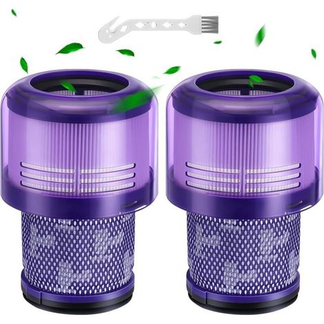 V11 Filters for Dyson Cordless Vacuum Cleaners - JORAIR - Pack of 2 replacement filters for Dyson V11 Animal/Absolute/Torque Drive/Fluffy/Complete Pro V15 Detect SV14 cordless vacuum cleaners. (1/4)