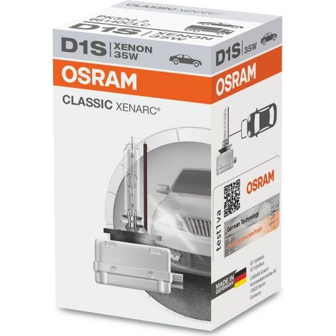 Ampoule Xénon XENARC CLASSIC D1S Osram 66140CLC (1/3)