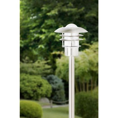 Potelet extérieur TERRENCE H90cm - BRILLIANT - Acier - 1 ampoule E27 requise (1/6)