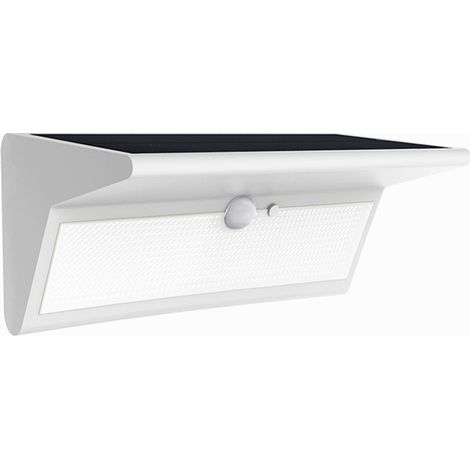 Applique solaire avec détecteur de mouvement, éclairage de jardin solaire, éclairage d'extérieur étanche IP65, 4 modes, lumière chaude 3000 K (1/5)