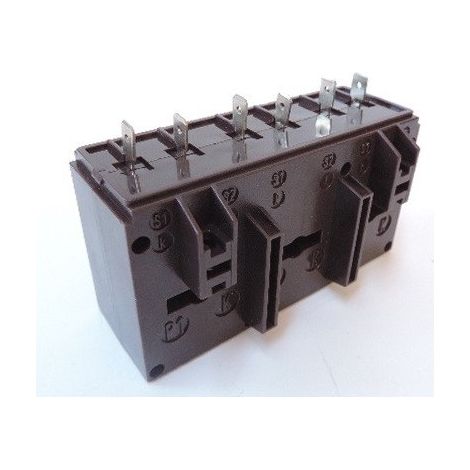 Transformateur de courant triphasé fermé 250/5 pour 3 barres 20,5x5,5mm 3VA LEGRAND 412157 (1/2)